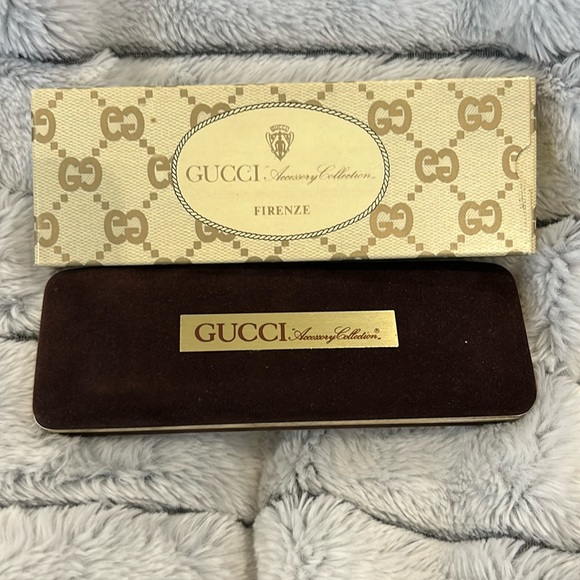 Vintage Gucci Ballpoint Pen Sherry Line, In Case With Box, NWOT - Picture 3 of 16